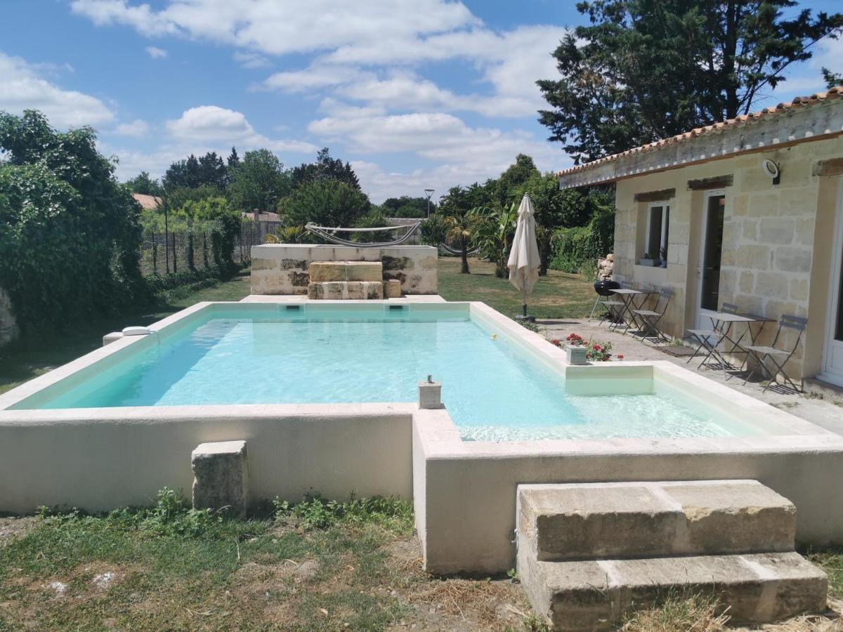 Jolie Villa Avec Piscine Dans Le St Emilionnais Sainte-Terre Εξωτερικό φωτογραφία